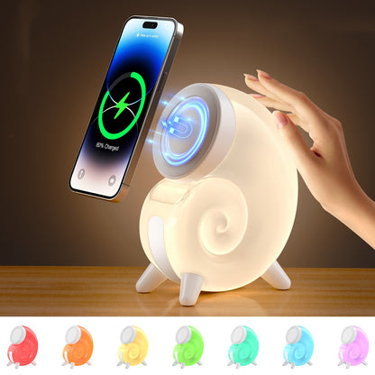 Wireless Conch Night Lamp Charger