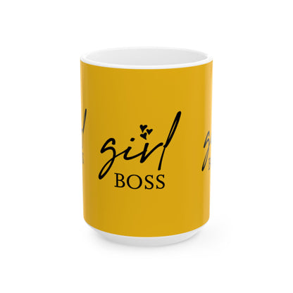 "Girl Boss" Inspirational Ceramic Mug - Perfect Gift for Empowered Women