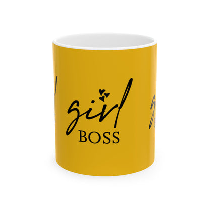 "Girl Boss" Inspirational Ceramic Mug - Perfect Gift for Empowered Women