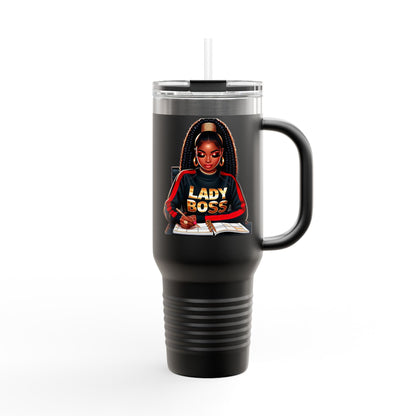 Lady Boss Insulated Travel Mug - 40oz, Perfect for Motivated Women