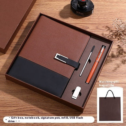 Soft Leather Journal Gift Set