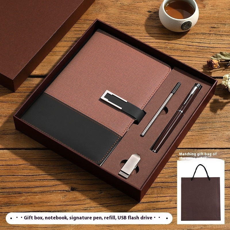 Soft Leather Journal Gift Set